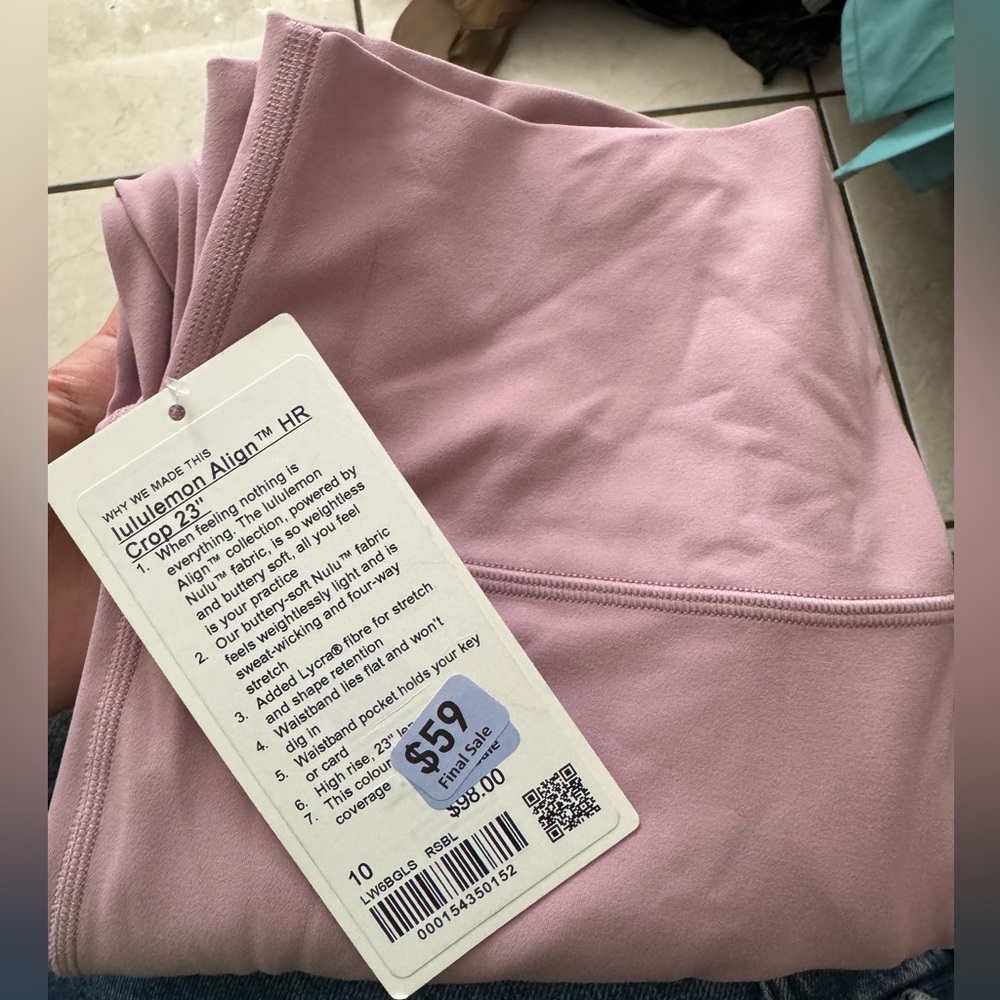 Lululemon crop 23 inch legging